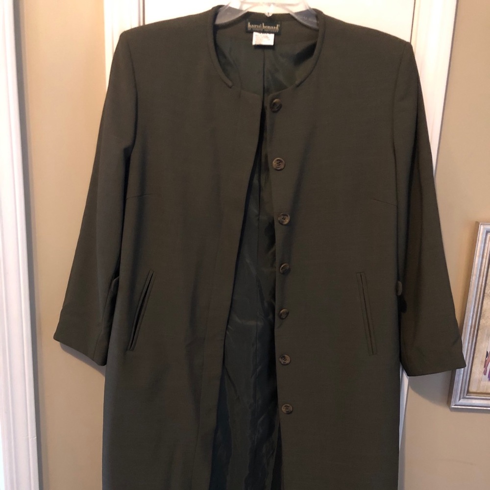 Harve Benard Women’s Dark Green Long Coat